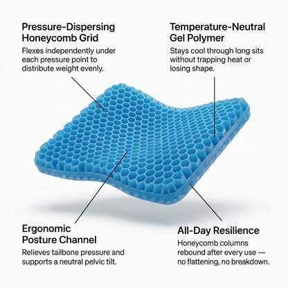 Nordrest Gel Seat Cushion