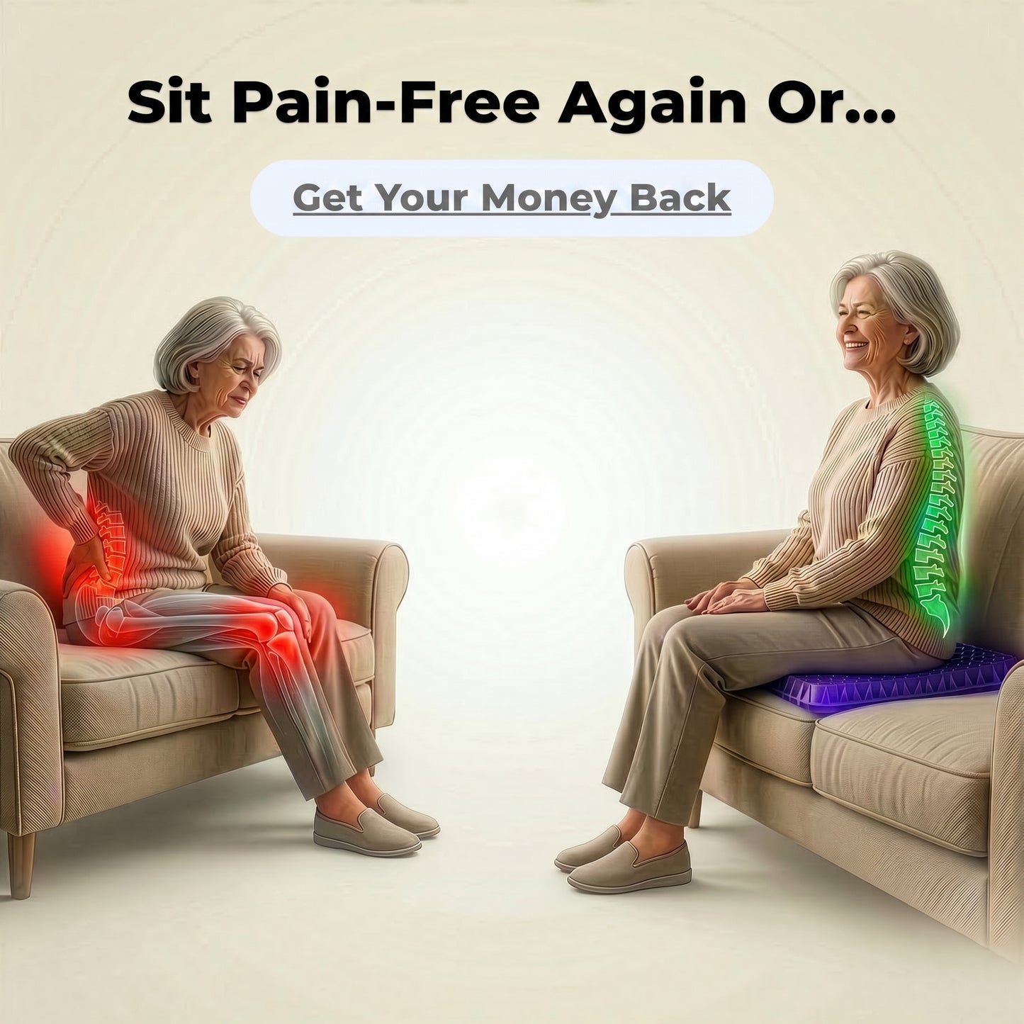Nordrest Gel Seat Cushion